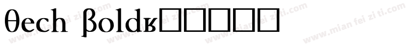 Tech Bold字体转换